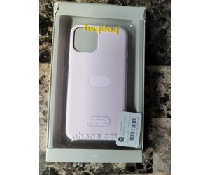 iPhone 11 silicone case pink logo