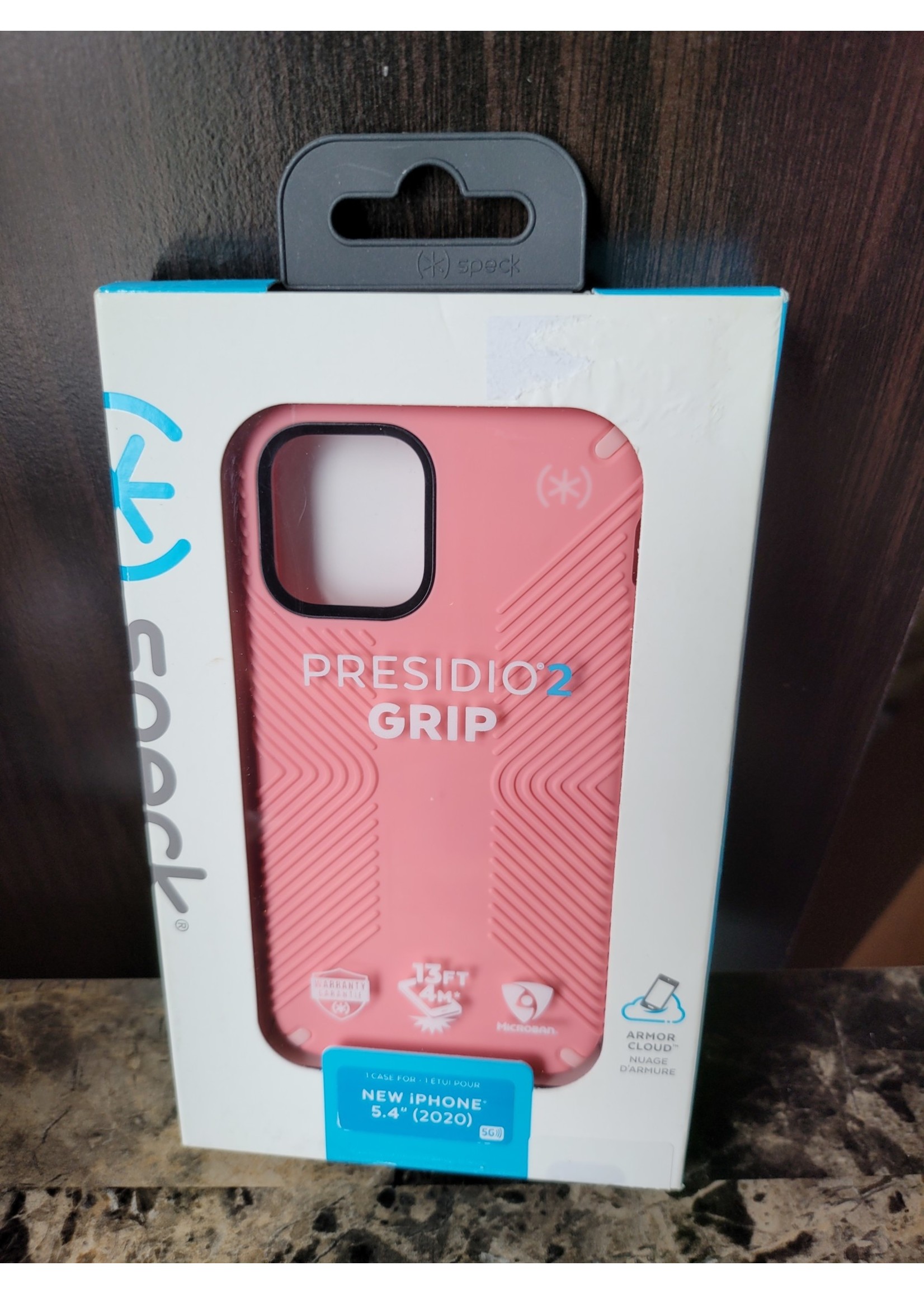 Speck Apple iPhone 12 Mini Presidio 2 Grip Vintage - Pink/Burgundy