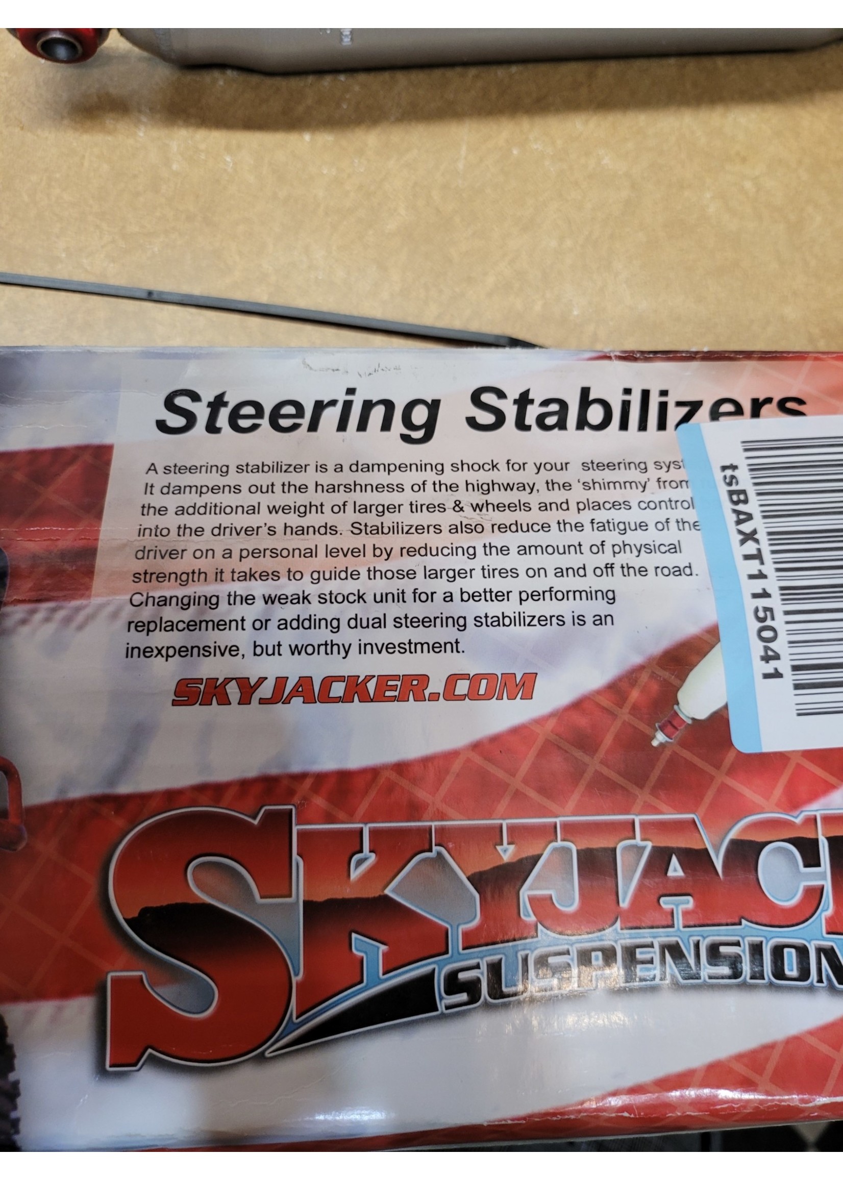 *Missing Hardware Skyjacker OEM Stab Kit Silver w/ Bk Bot