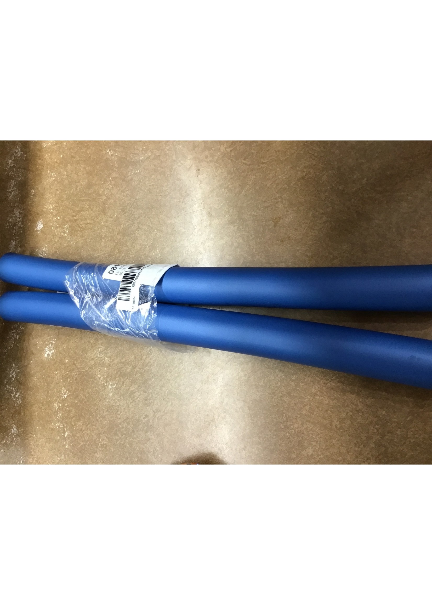Foam tubing  blue 1 3/8 x 3/8 x 36
