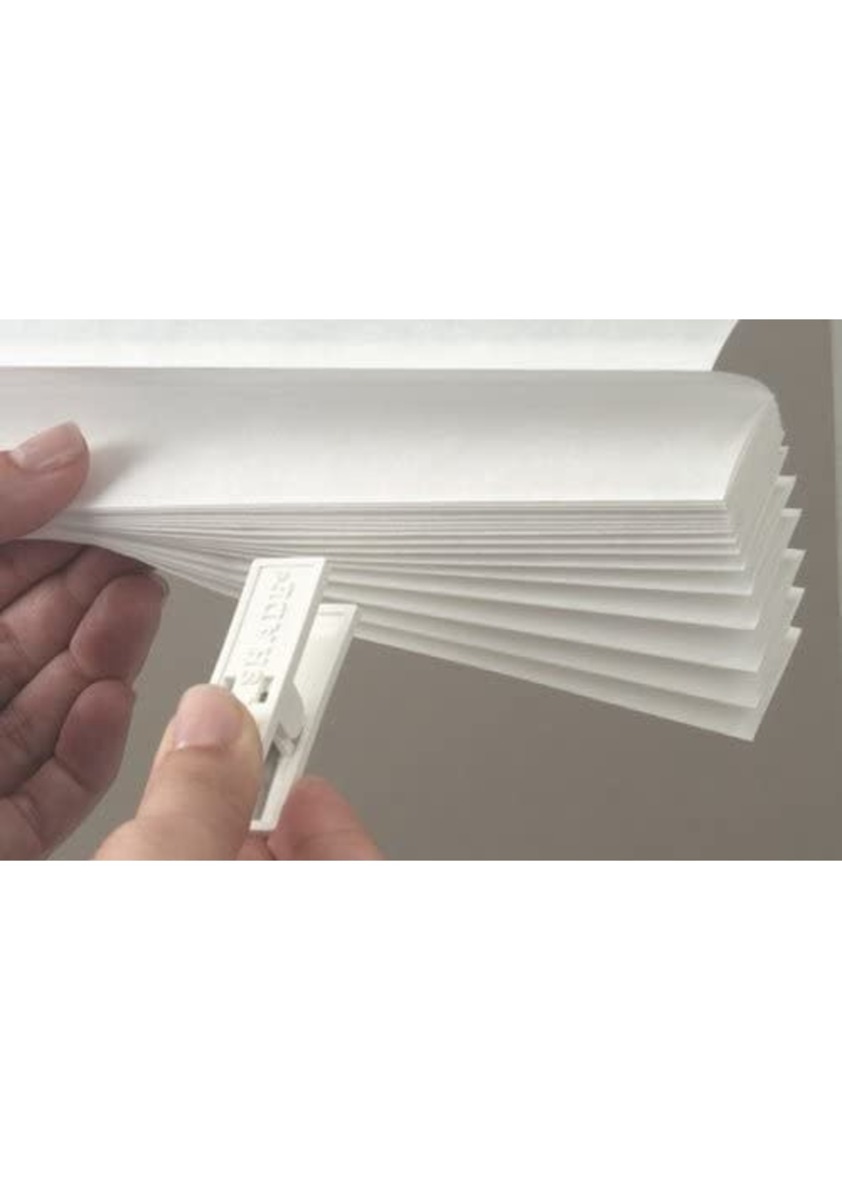 *Some Are Bent Set of 5 White Paper Blinds 48x72 w clips