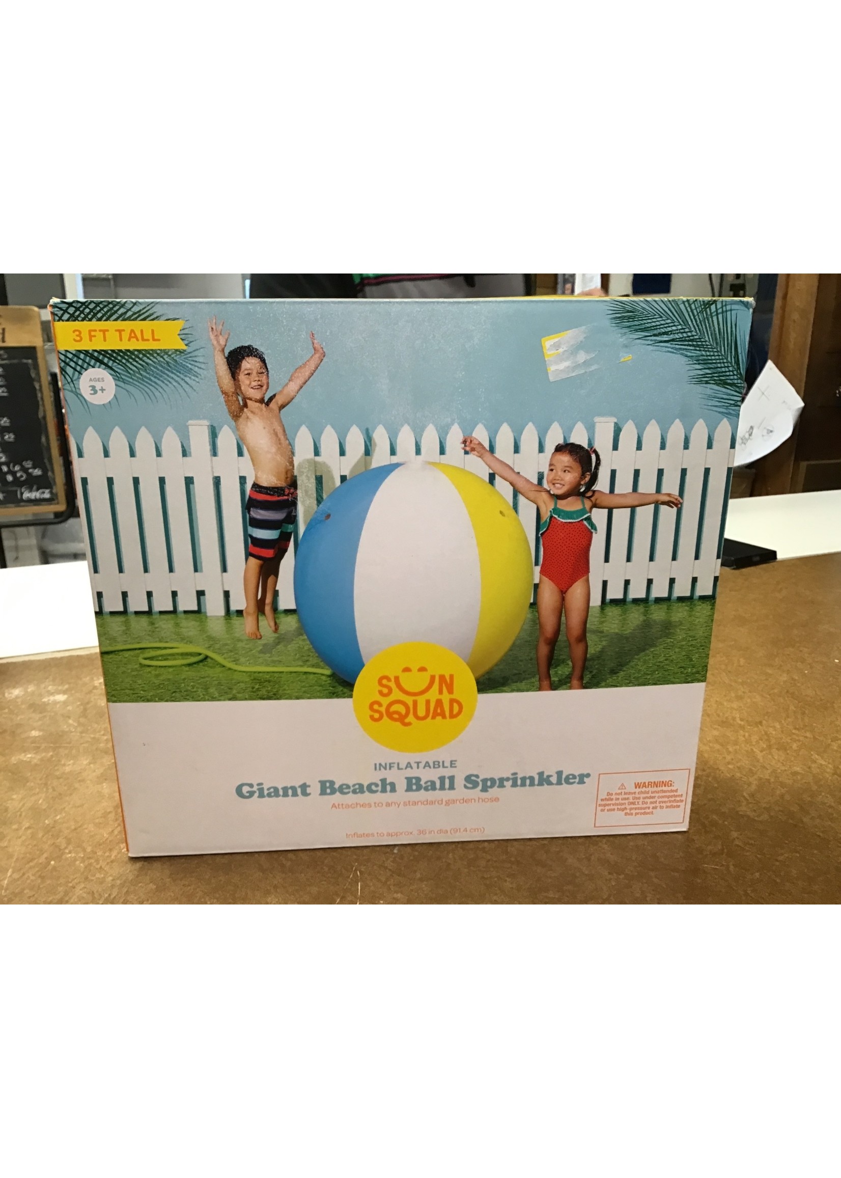 Jumbo Beach Ball Sprinkler - Sun Squad