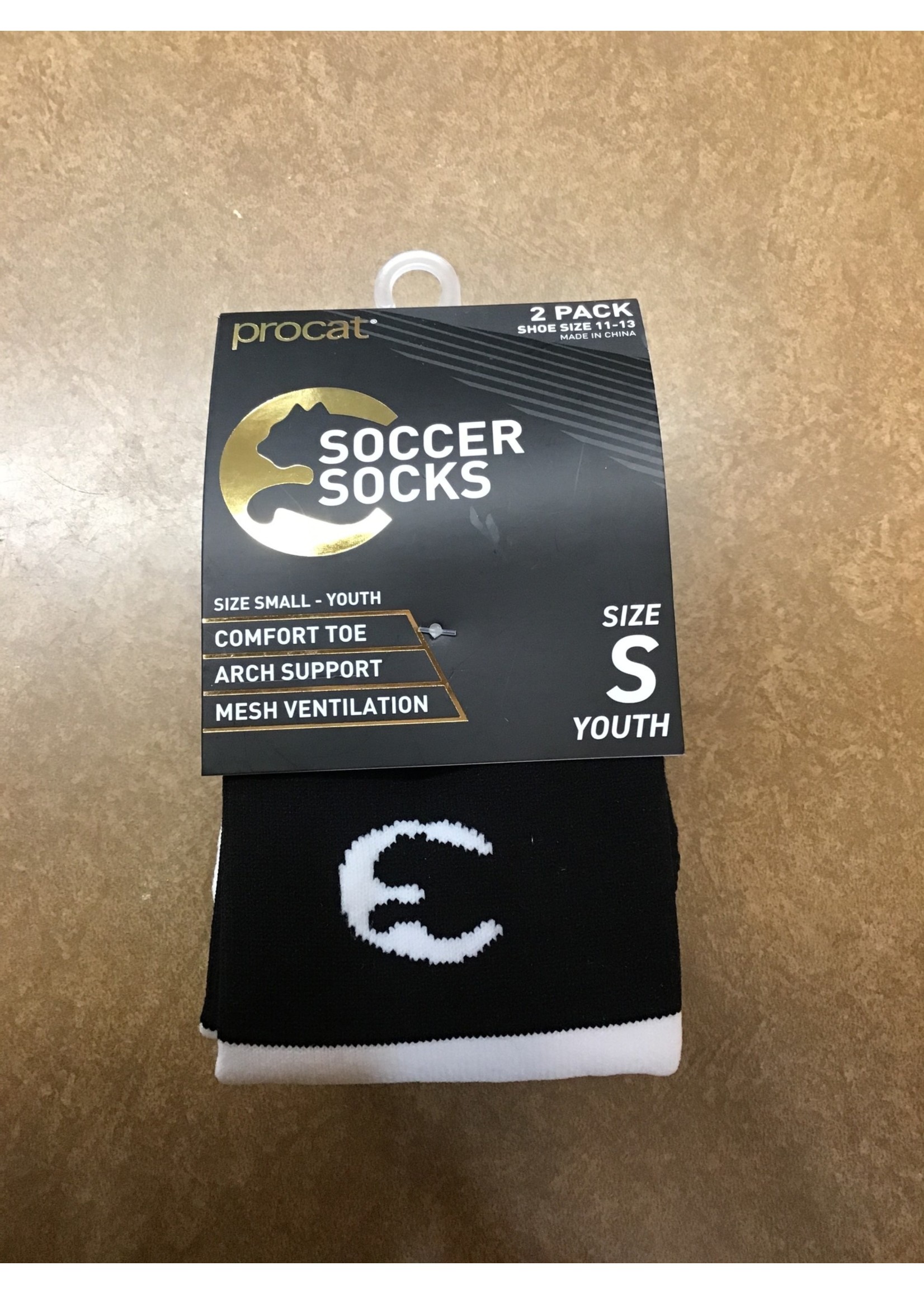 ProCat Soccer Socks 2pk - S