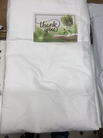 Mattress Cover King White Zippered w/BugBlock