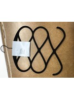 Scarf Hanger-Matte Hook Black - Made By Designâ„¢