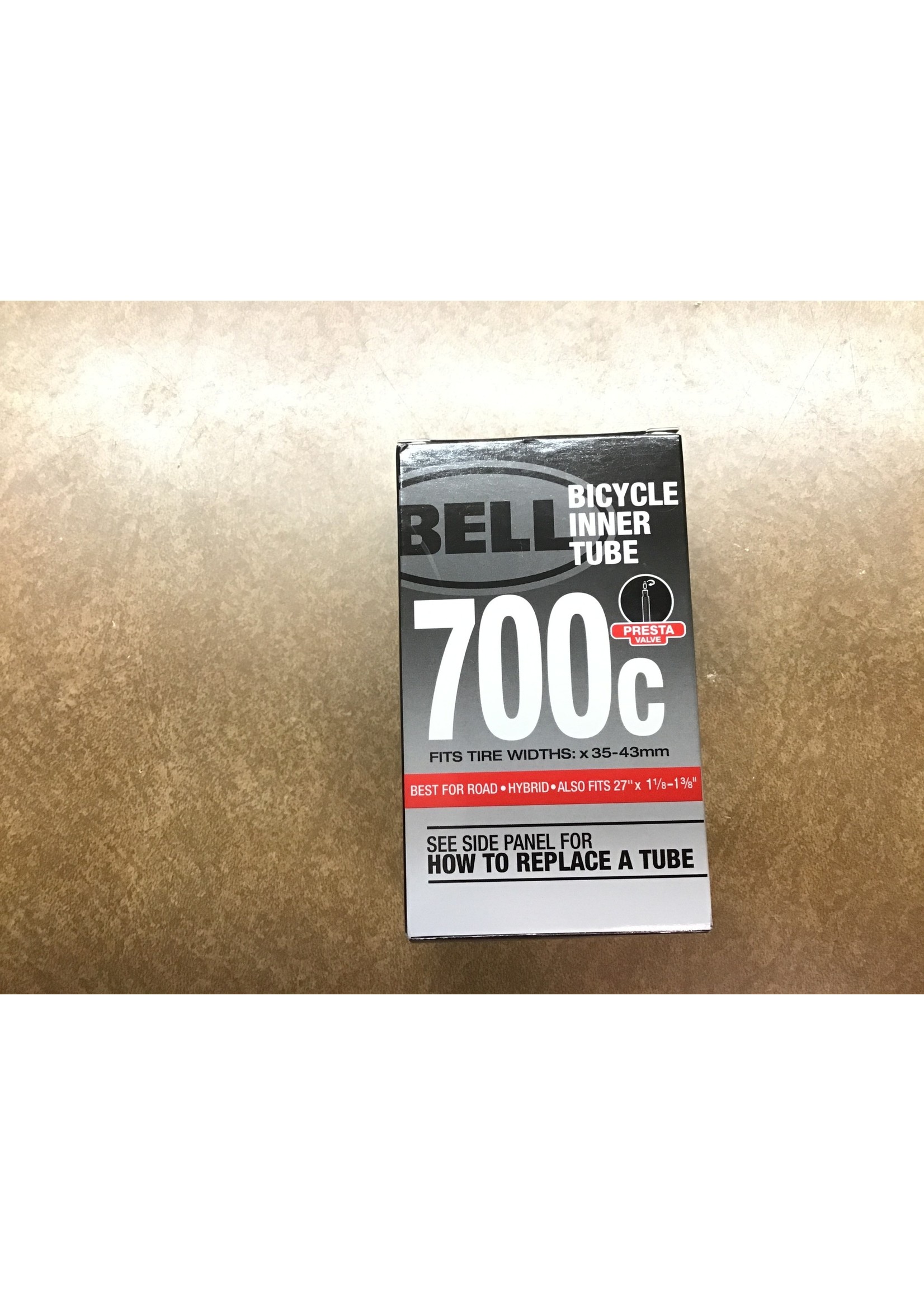 Bell 700c/28" Standard Bike Inner Tube - Black