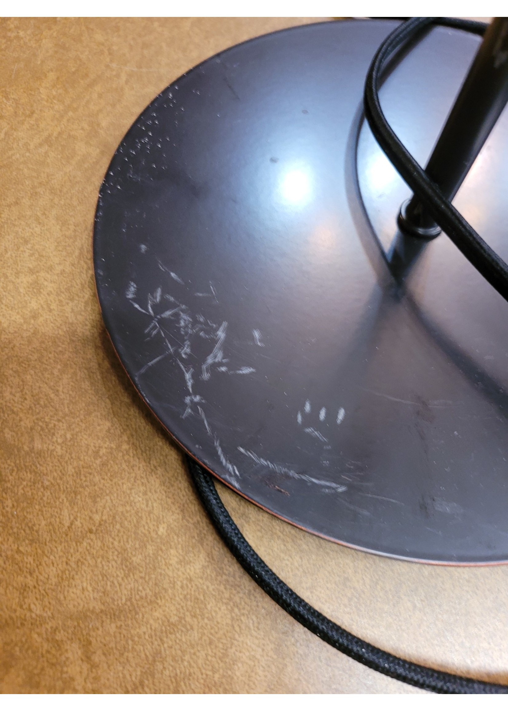 *Scratches on Base, Torn Top Lamp Shade Threshold Table Lamp G45-4