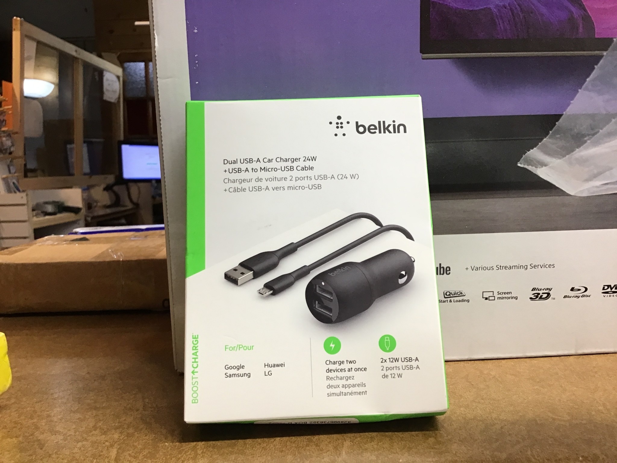 Belkin Chargeur de Voiture à Deux Ports USB (24 …