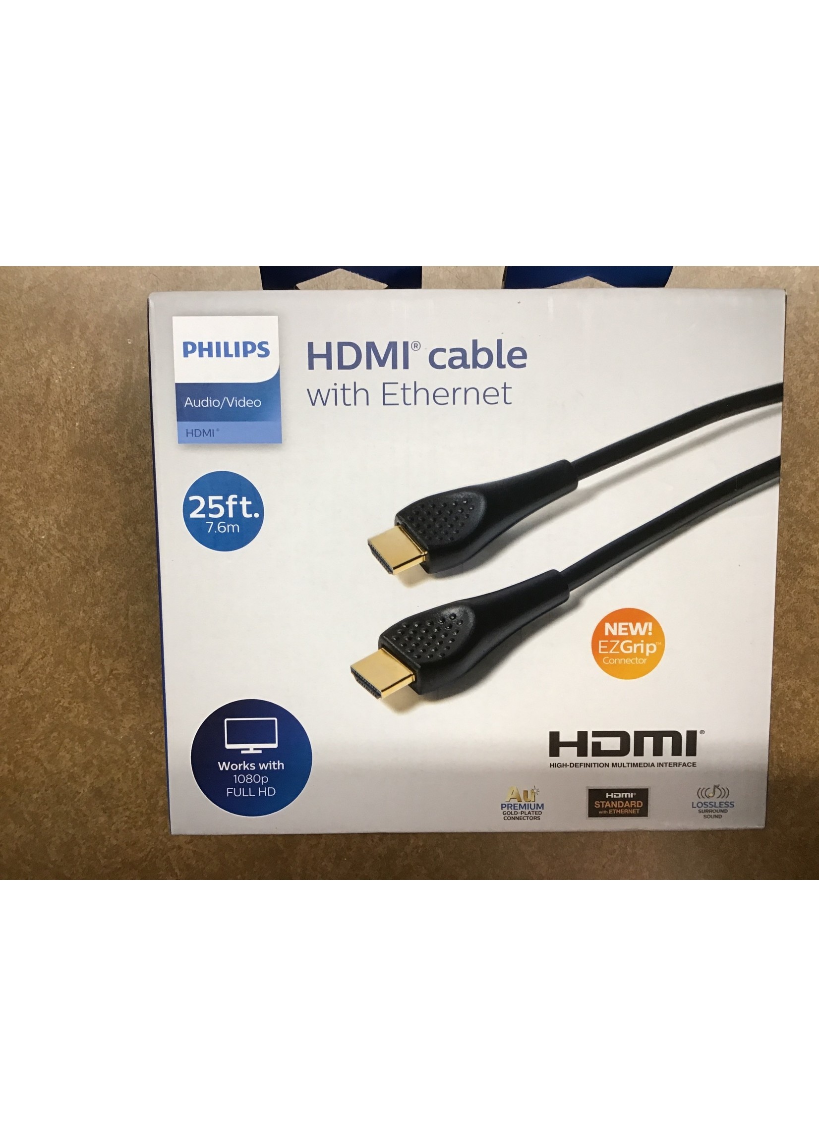 *opened* Philips 25' HDMI High Speed Cable with Ethernet - Black