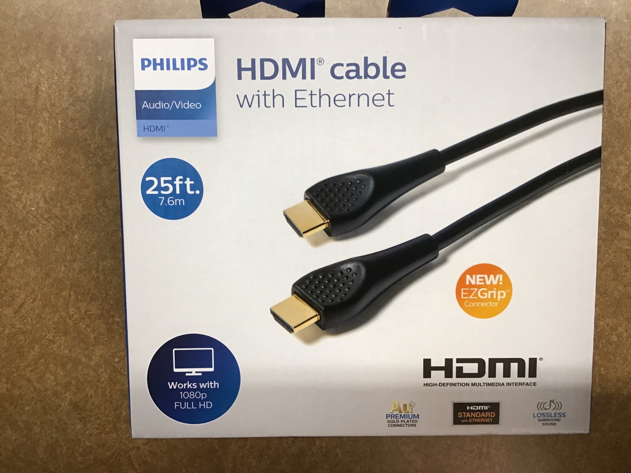*opened* Philips 25' HDMI High Speed Cable with Black D3