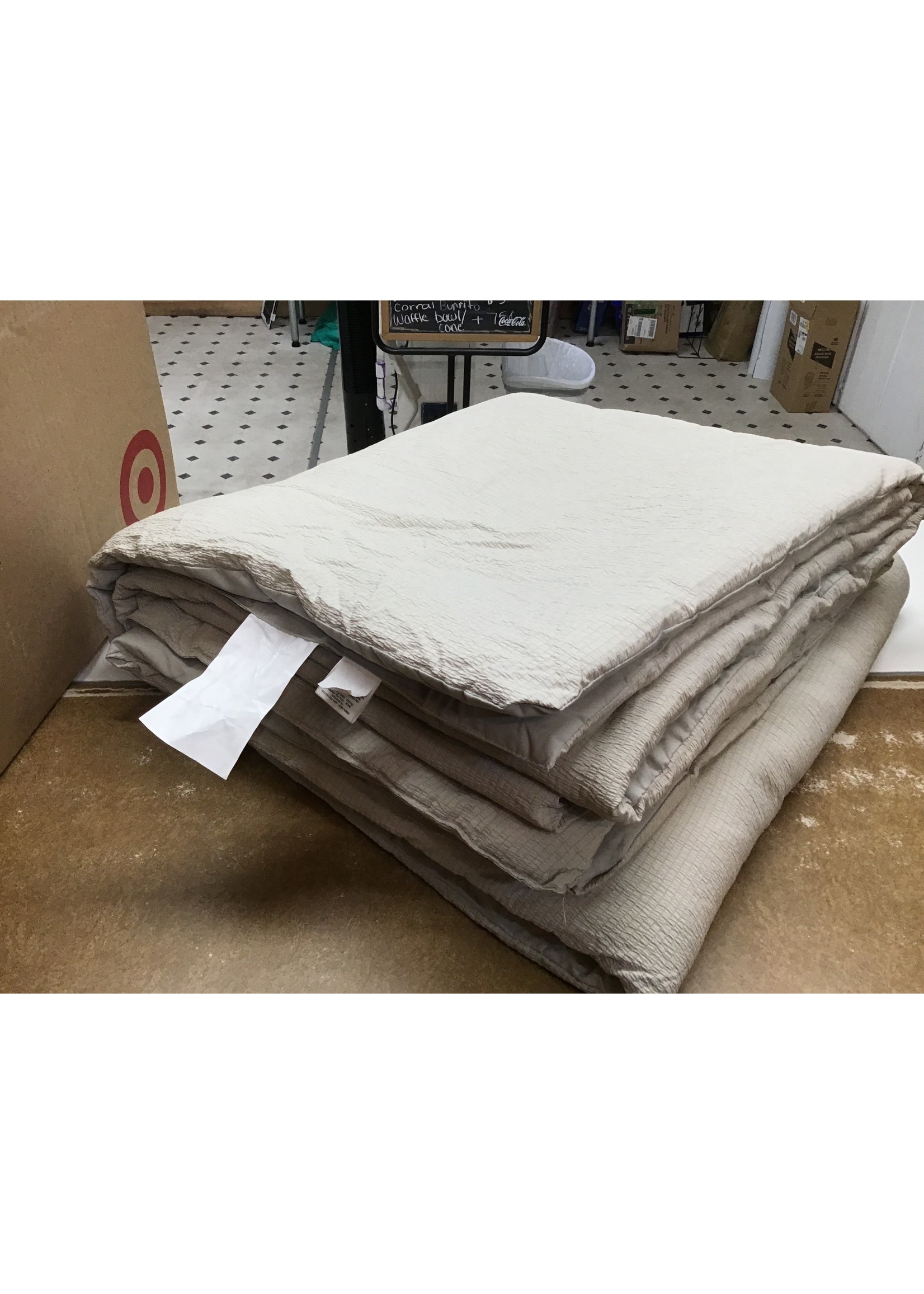 *no packaging* RE Comforter F/Q Gray Texture