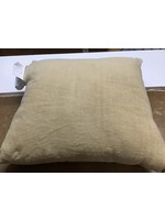 Linen Square Throw Pillow Gold - Thresholdâ„¢