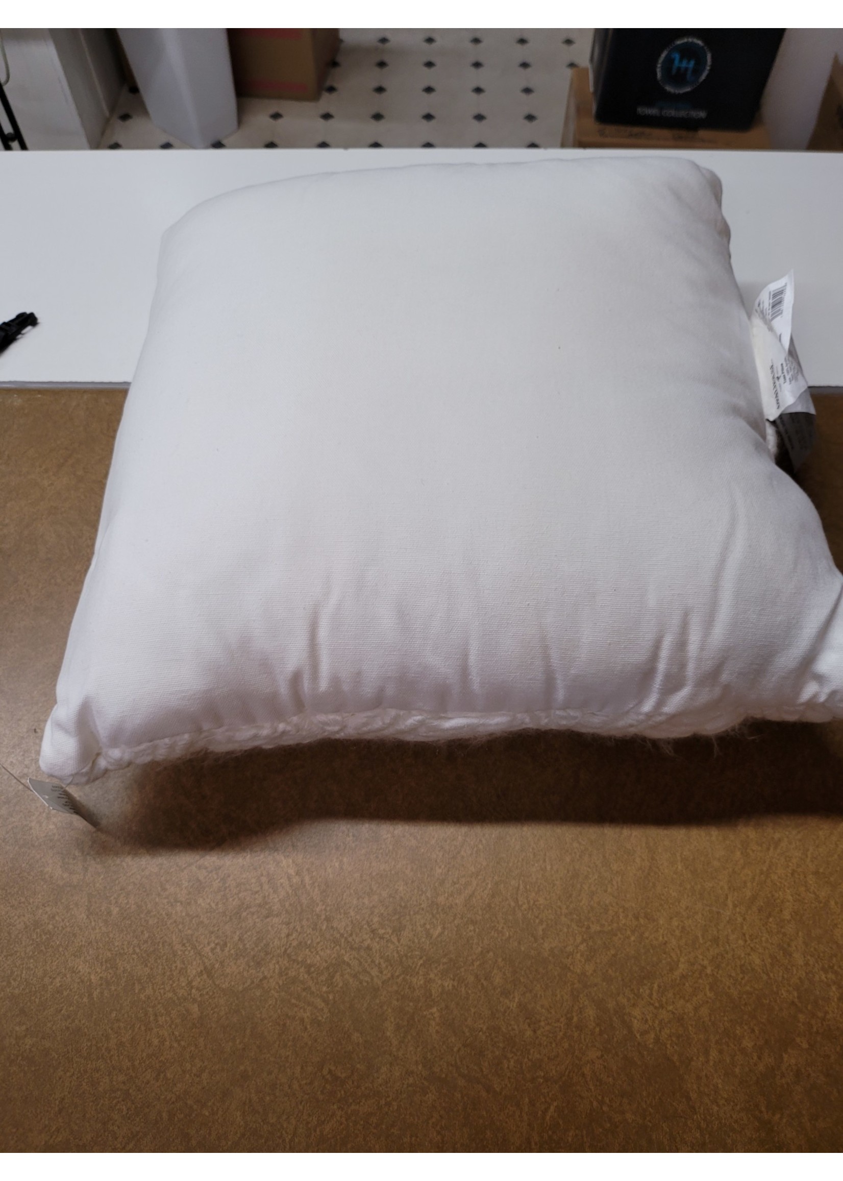 Heathered MacramÃ© Square Throw Pillow White - Opalhouseâ„¢