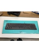 Logitech K120 Ergonomic Desktop USB Keyboard - Black (920-002478)