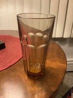 16oz Glass Tremont Tall Faceted Tumbler Brown - ThresholdΓäó