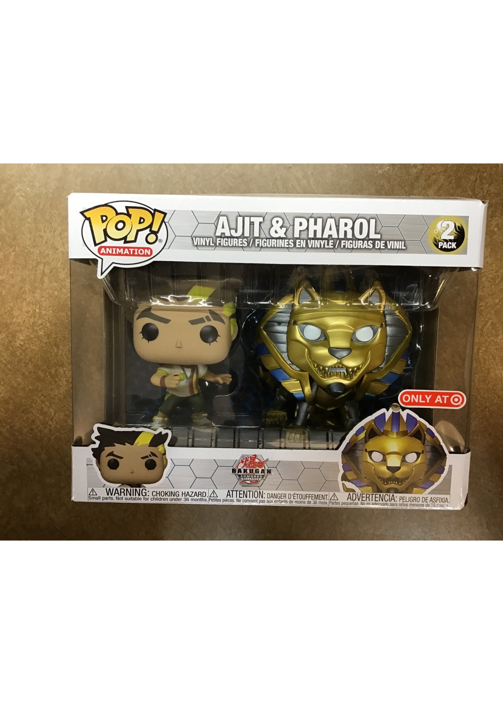 Funko POP! Animation: Bakugan - Ajit & Pharol (Target Exclusive)