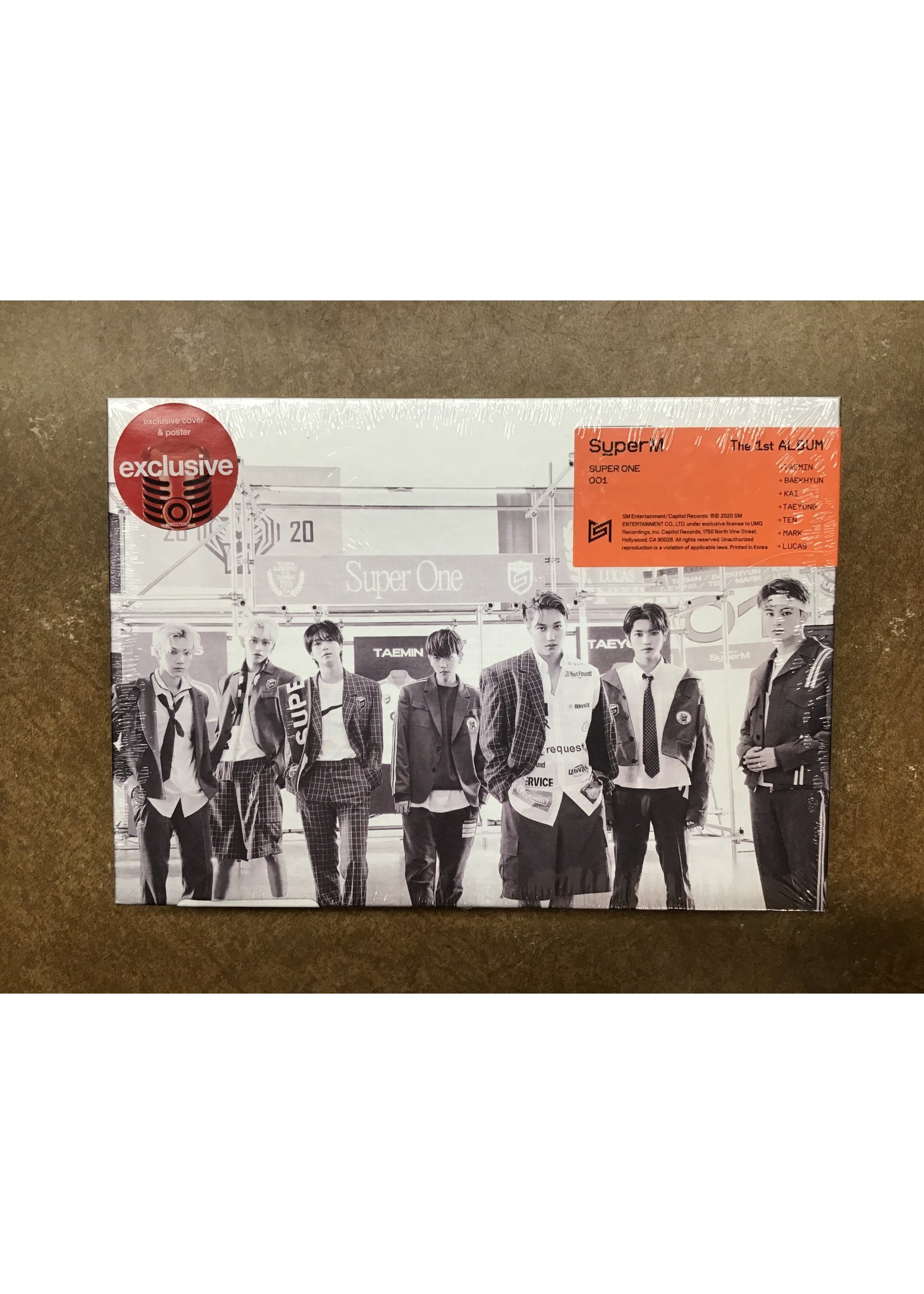 SuperM - The 1st Album 'Super One' (Group Version) (Target Exclusive, CD)