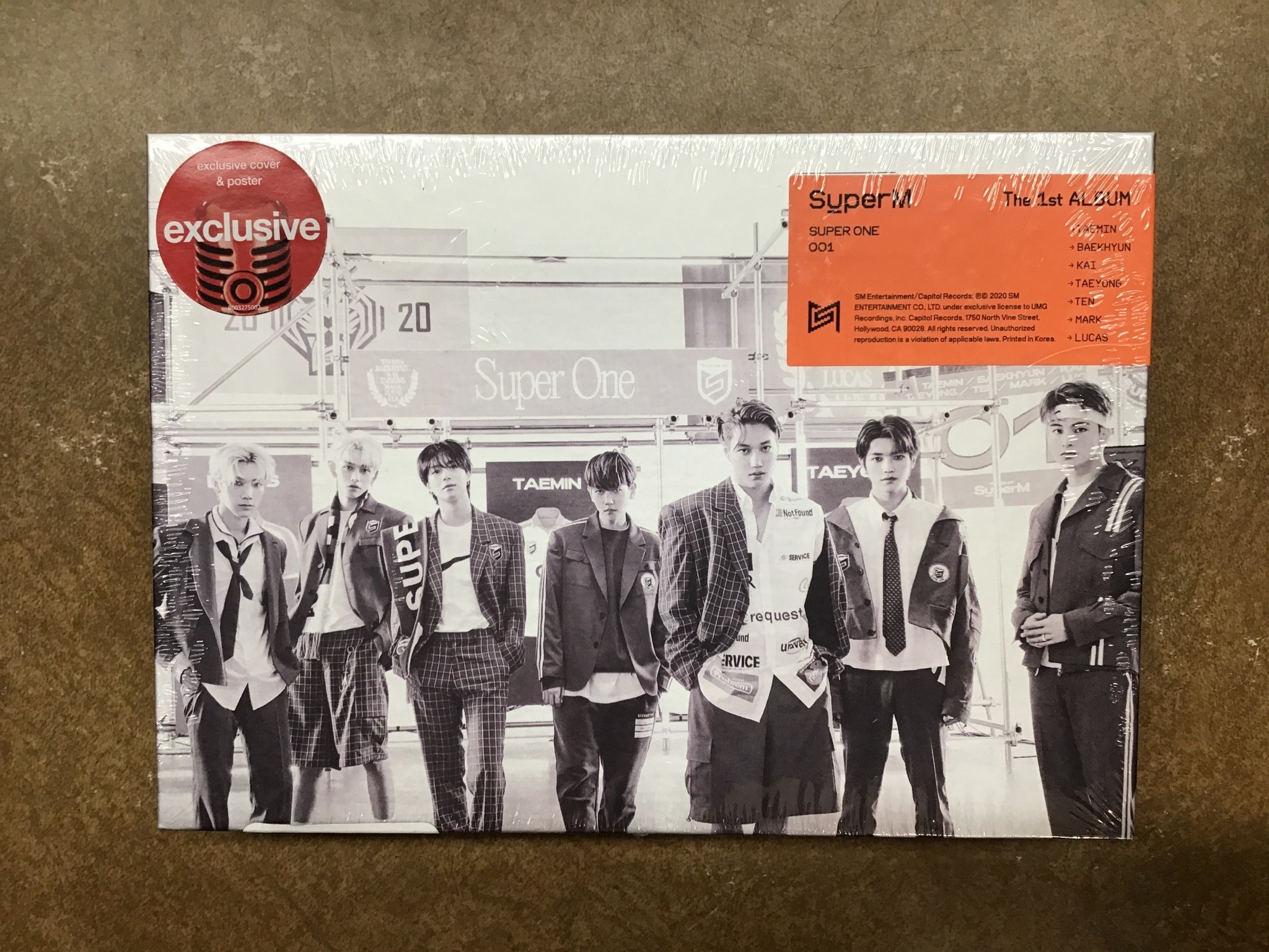 SuperM　プロモアルバム　非売品　サイン入り　SUPER ONE SuperM プロモアルバム 非売品 サイン入り SUPER ONE CD