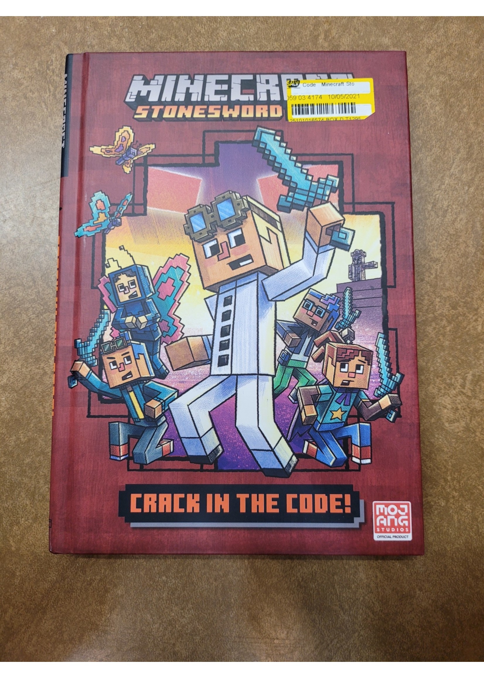 Crack In The Code Minecraft Stonesword Saga 1 Stepping Stone Book Tm By Nick Eliopulos Hardcover D3 Surplus Outlet