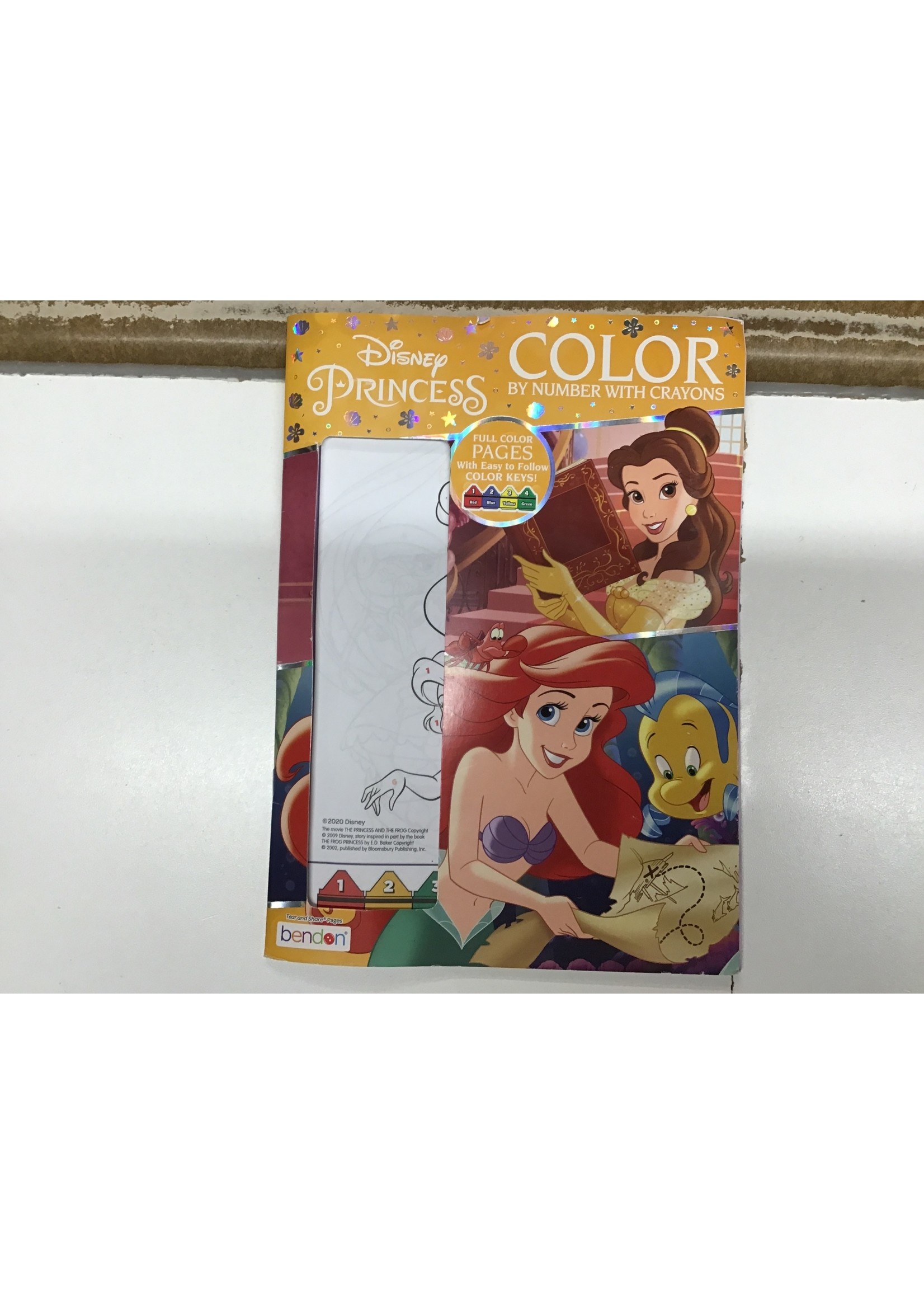 *missing crayons* Disney Princ ess Color by Number wi