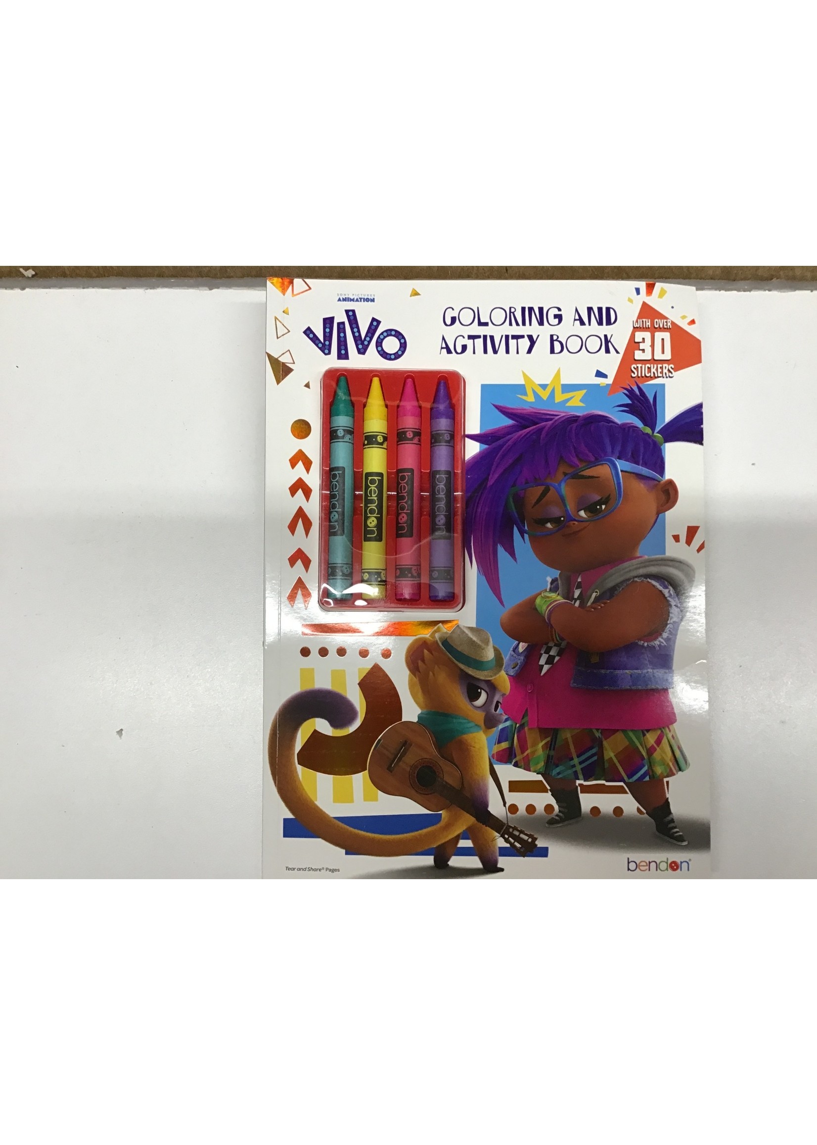Vivo Coloring Book with Crayons