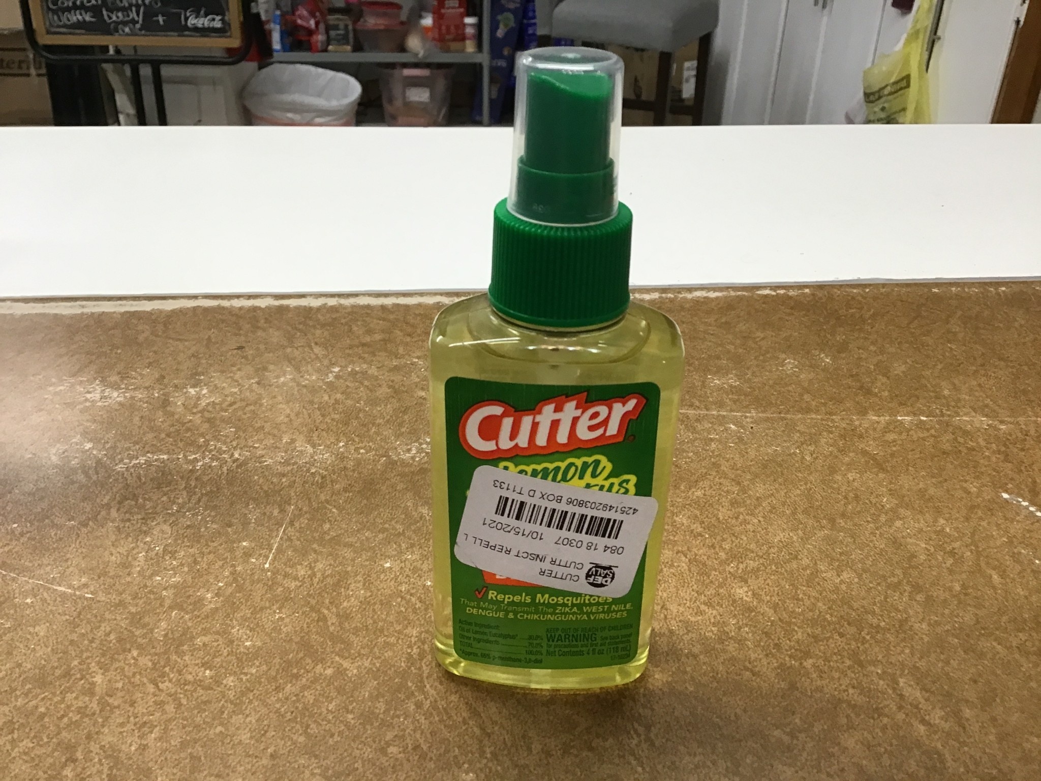 4 fl oz Lemon Eucalyptus Insect Repellent Pump Spray Cutter D3