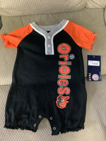 MLB Baltimore Orioles Infant Boys' Short Sleeve Layette Set - 0-3M