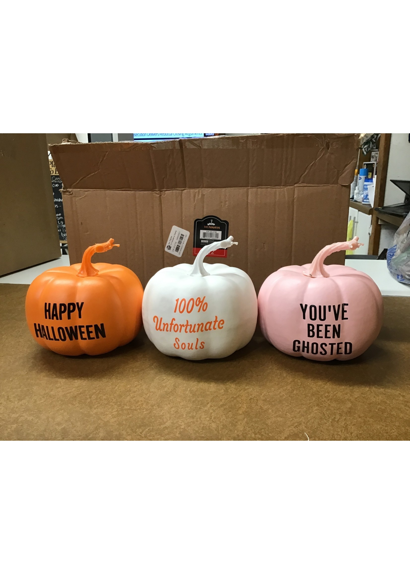 3pset Pumpkin Happy Halloween - Bullseye's Playground