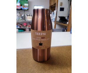 Missing Lid & Dented 17oz Takeya Leak Proof Insulated Travel Mug