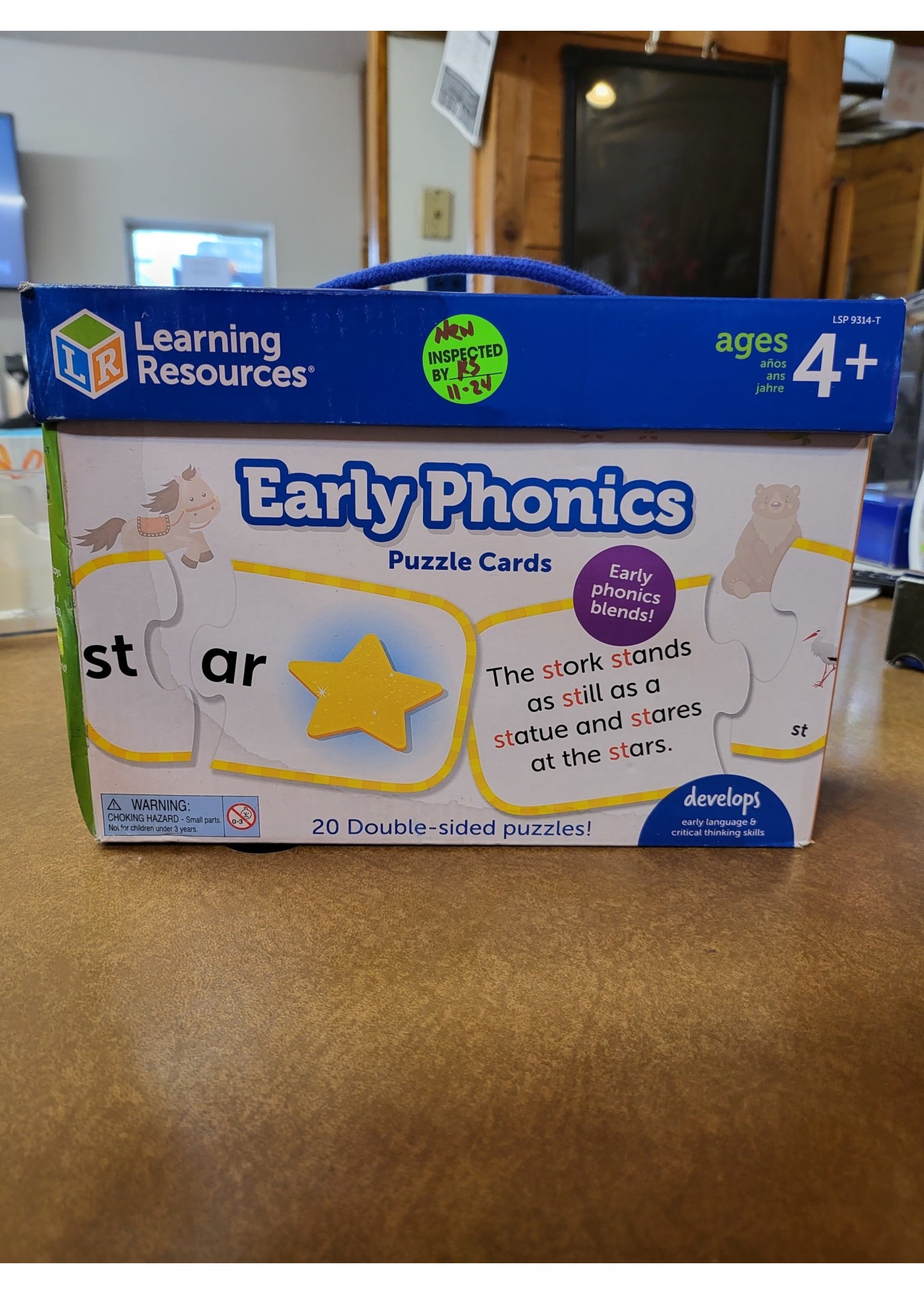 Early Phonics Puzzle Cards - Learning Resources