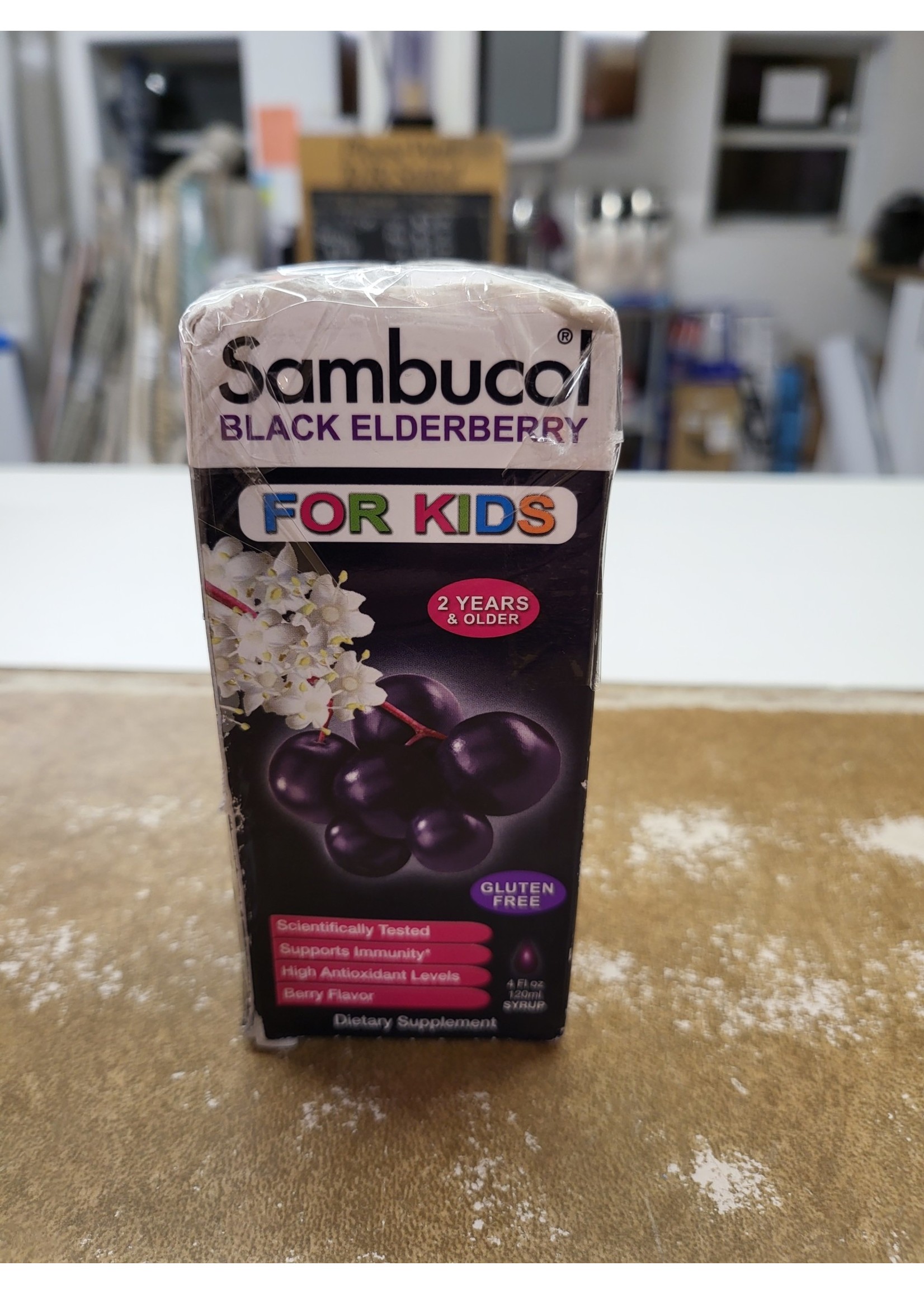 Sambucol for Kids Black Elderberry Immune Support Syrup - 4 fl oz