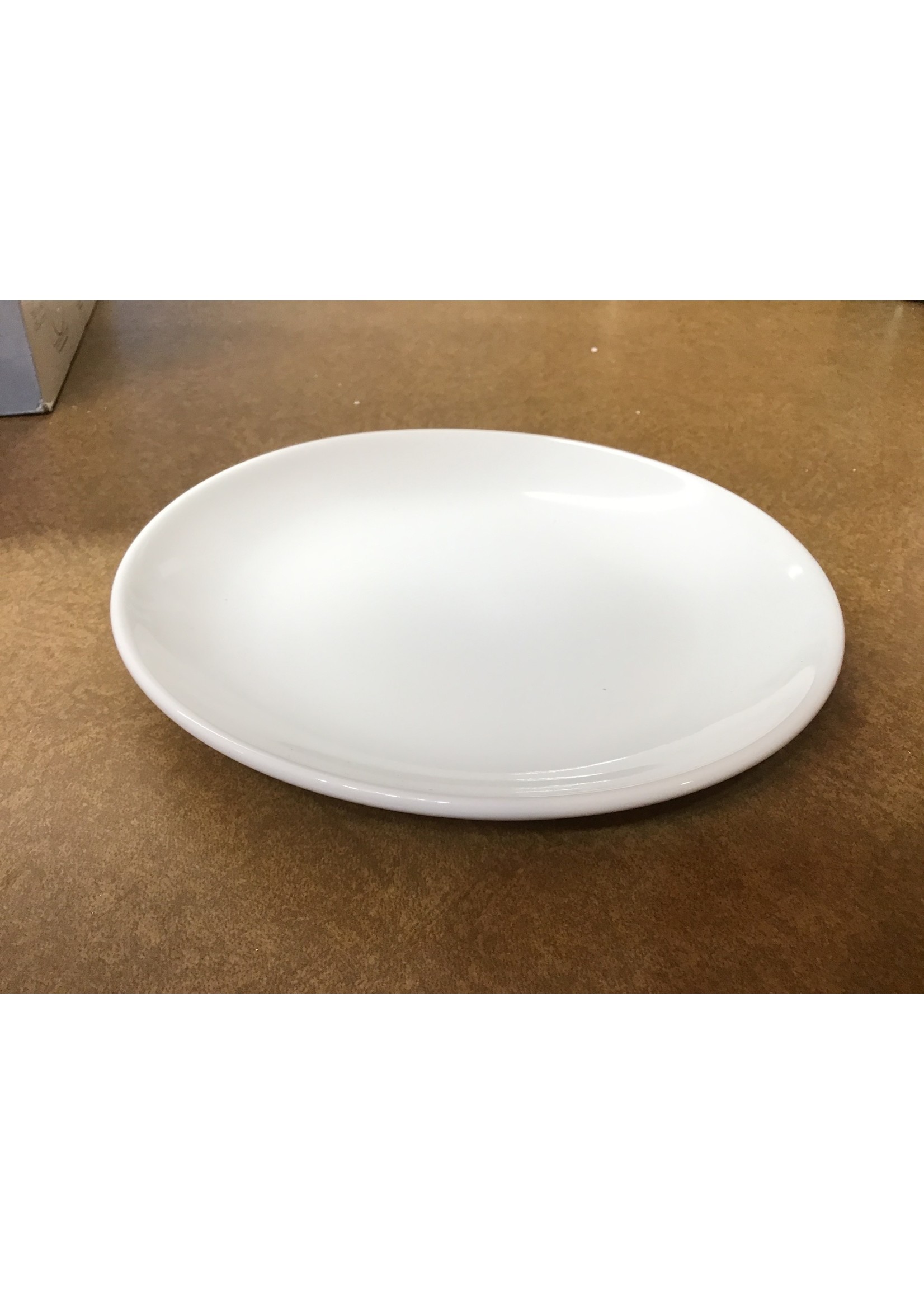 Stoneware White Salad Plates