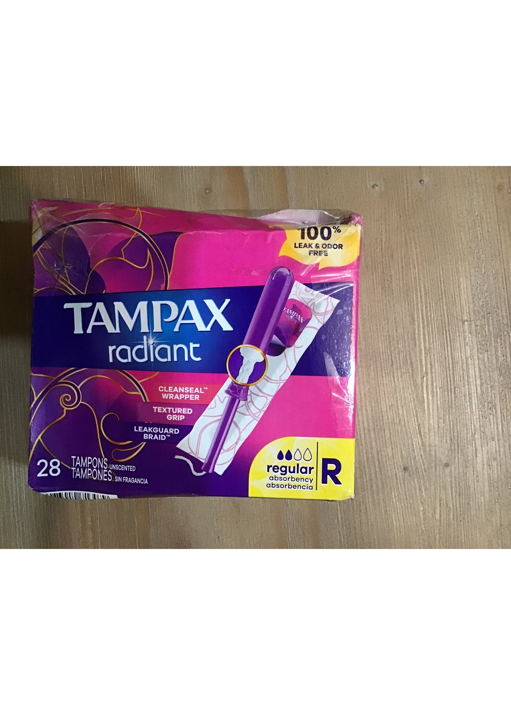 tampax radiant