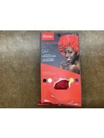 *damaged packaging* Annie Deluxe Jumbo Day and Night Cap - Red