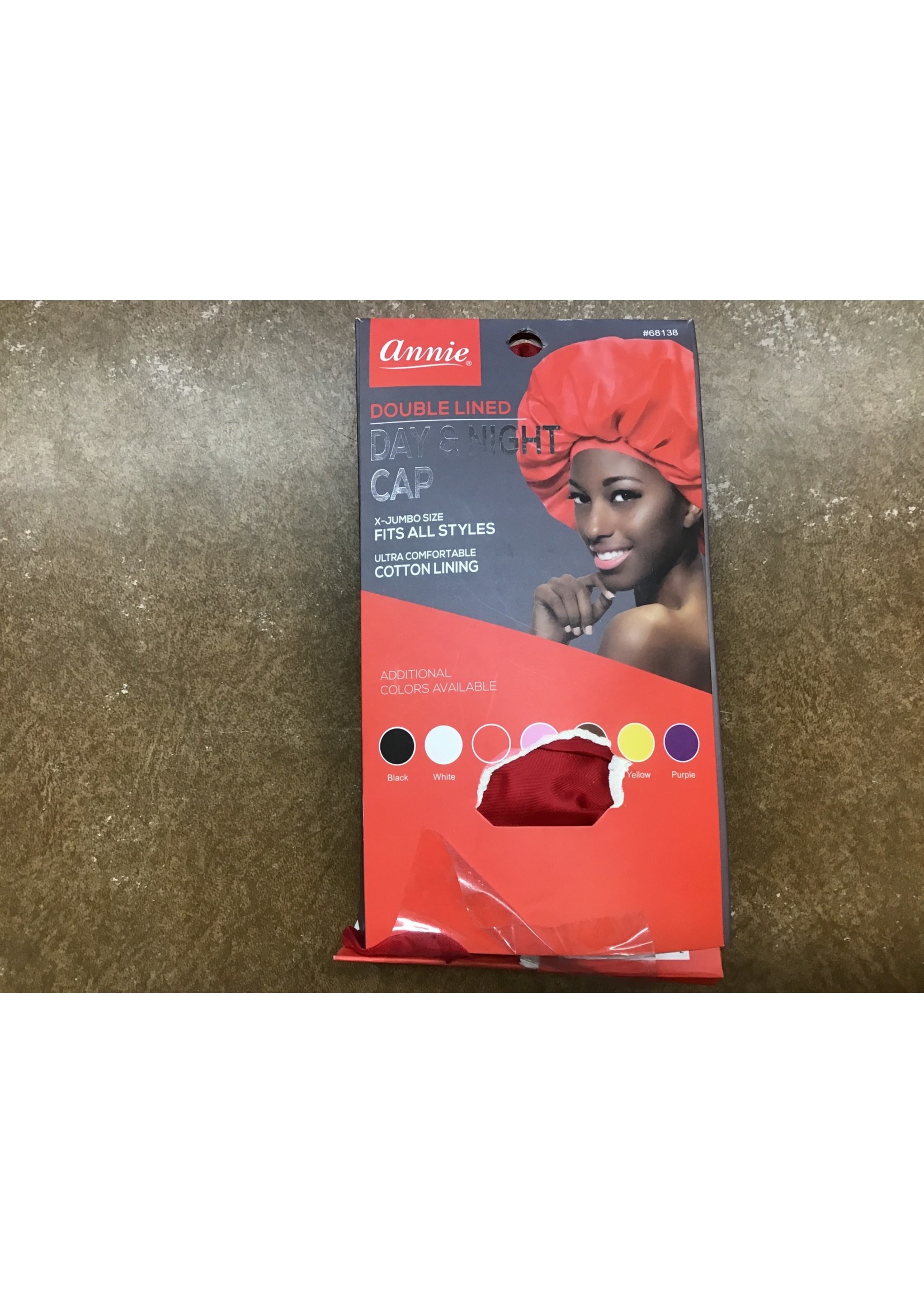 *damaged packaging* Annie Deluxe Jumbo Day and Night Cap - Red