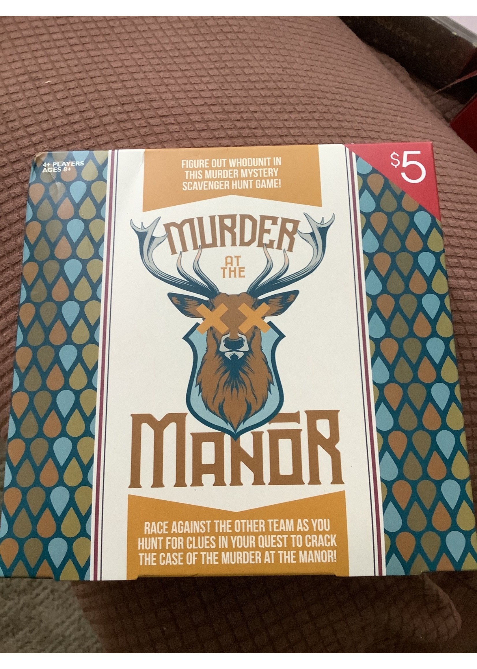 Murder At The Manor Game - Bullseye's Playground