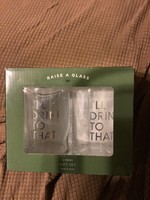 16.5oz Cocktail Gift Set Beer - Bullseye's Playground