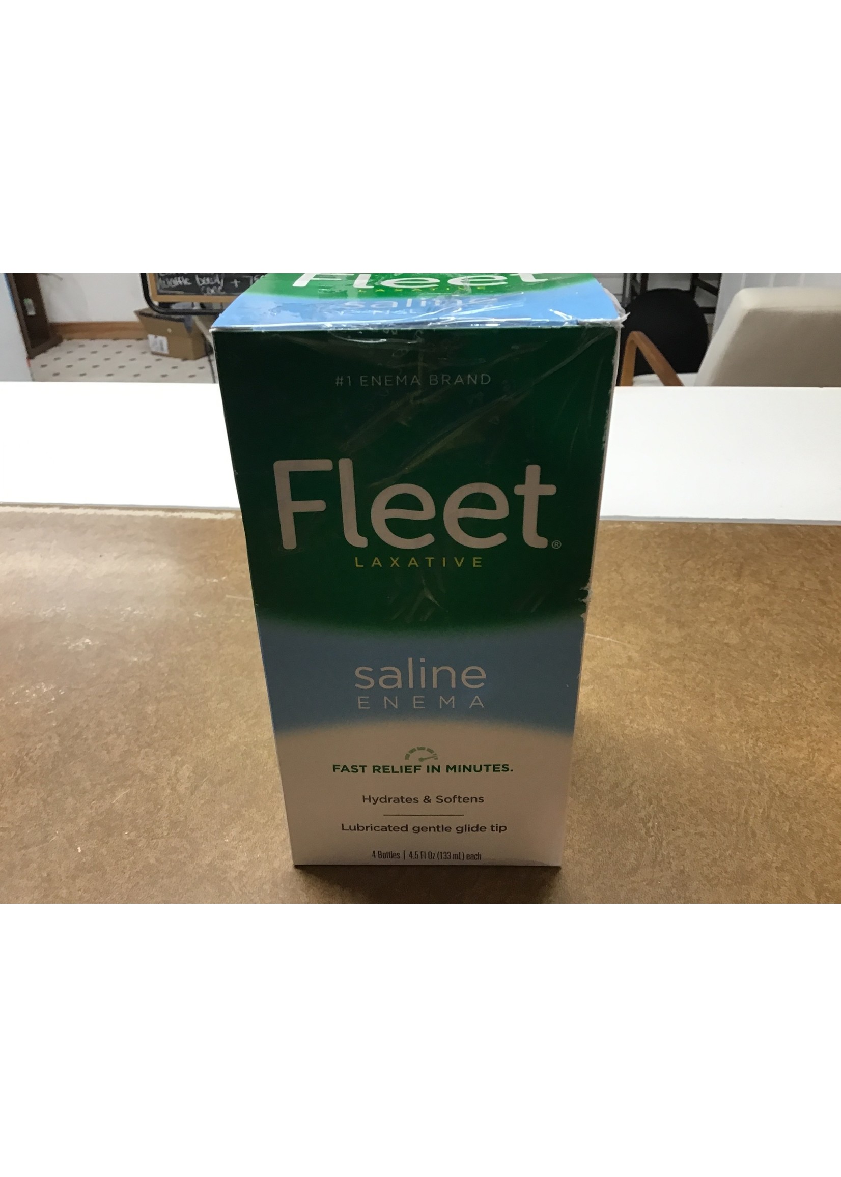 Fleet Saline Enema Laxative- 4 pack