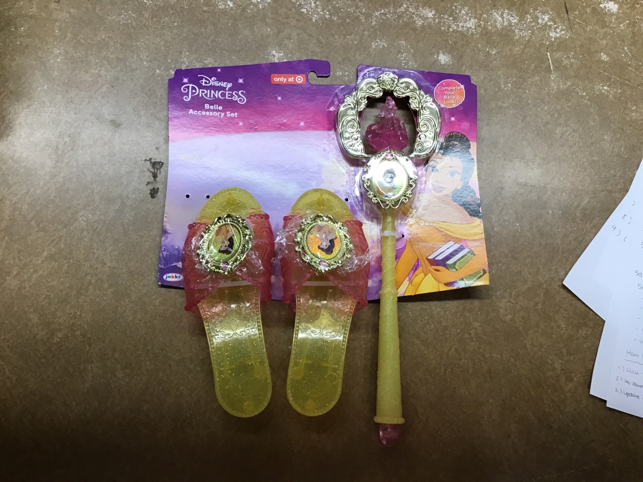 *Missing tiara Disney Princess Belle Accessory Set D3 Surplus Outlet