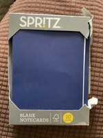 Stationery Kits Carlton Blue Blank NoteCards - Spritz