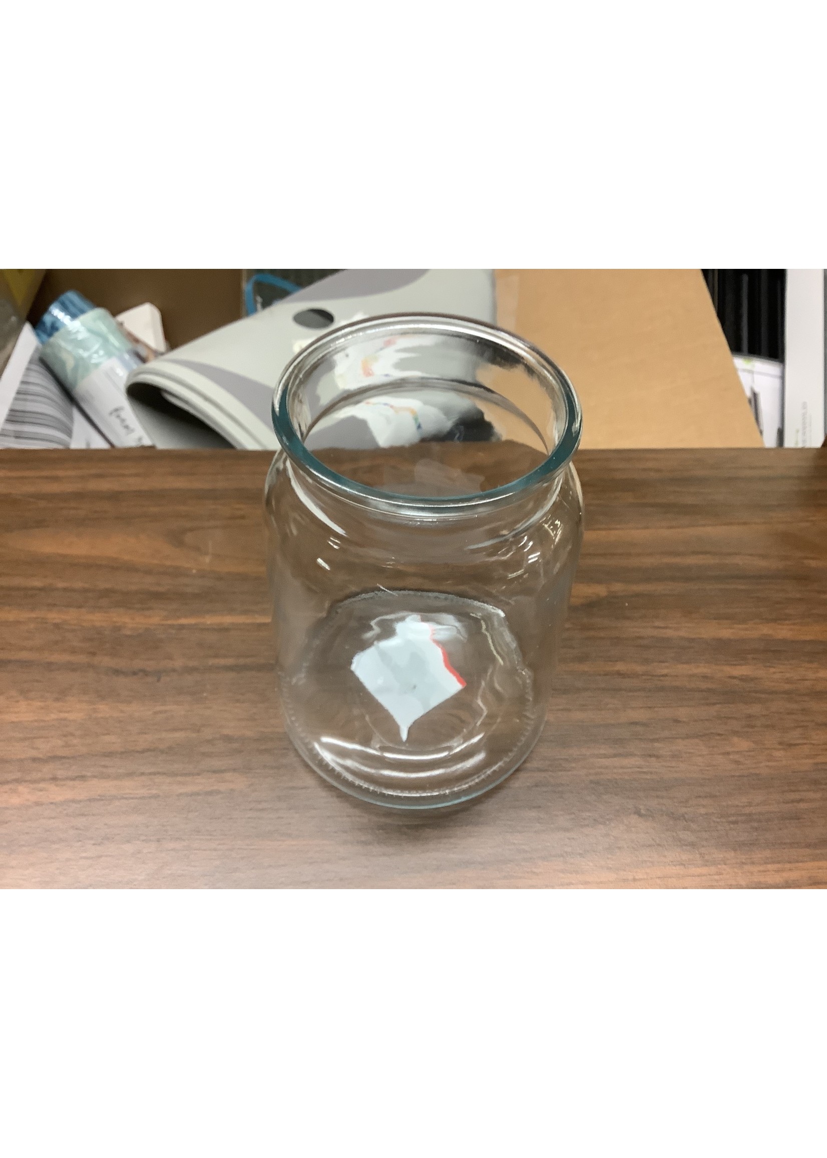 5 1/4” Target Bullseye Playground Glass Jars 7 1/4” Tall