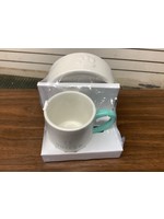Mug Pet Bowl Set Te Quiero White/Green