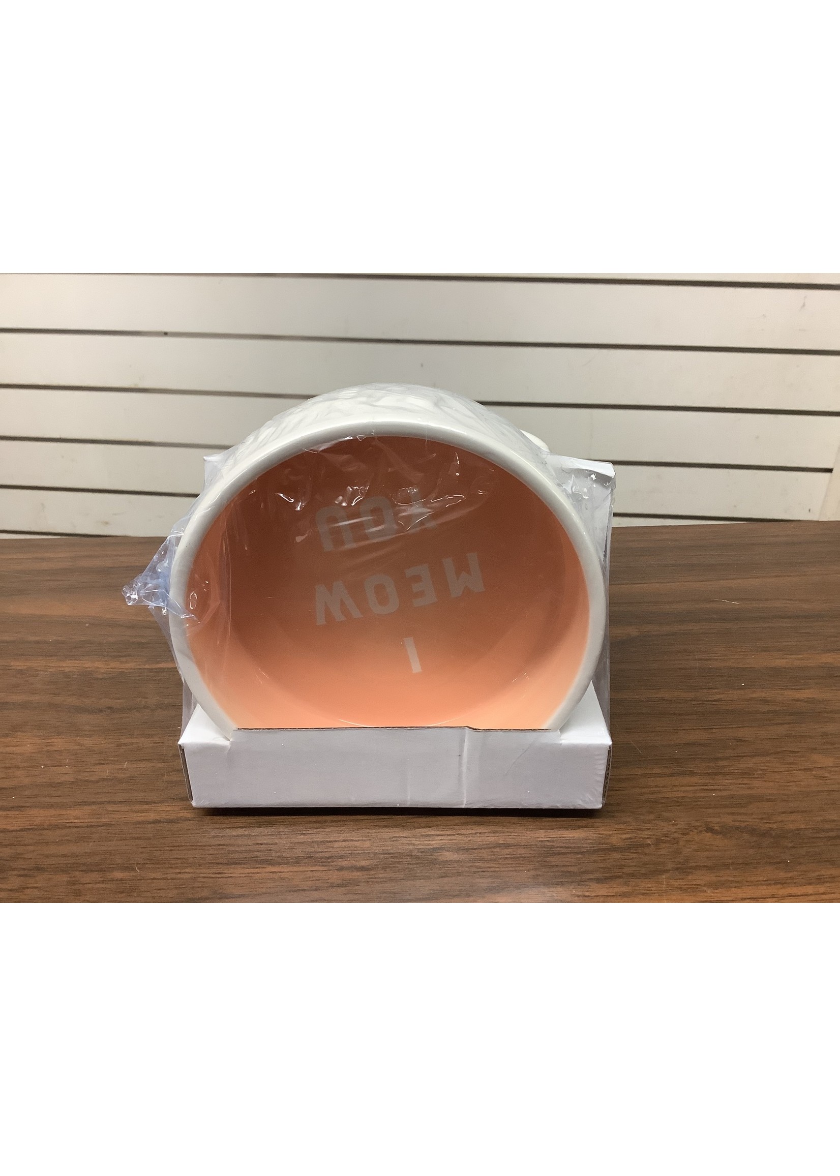 Mug Pet Bowl Set I Love You/I Meow You White/Peach