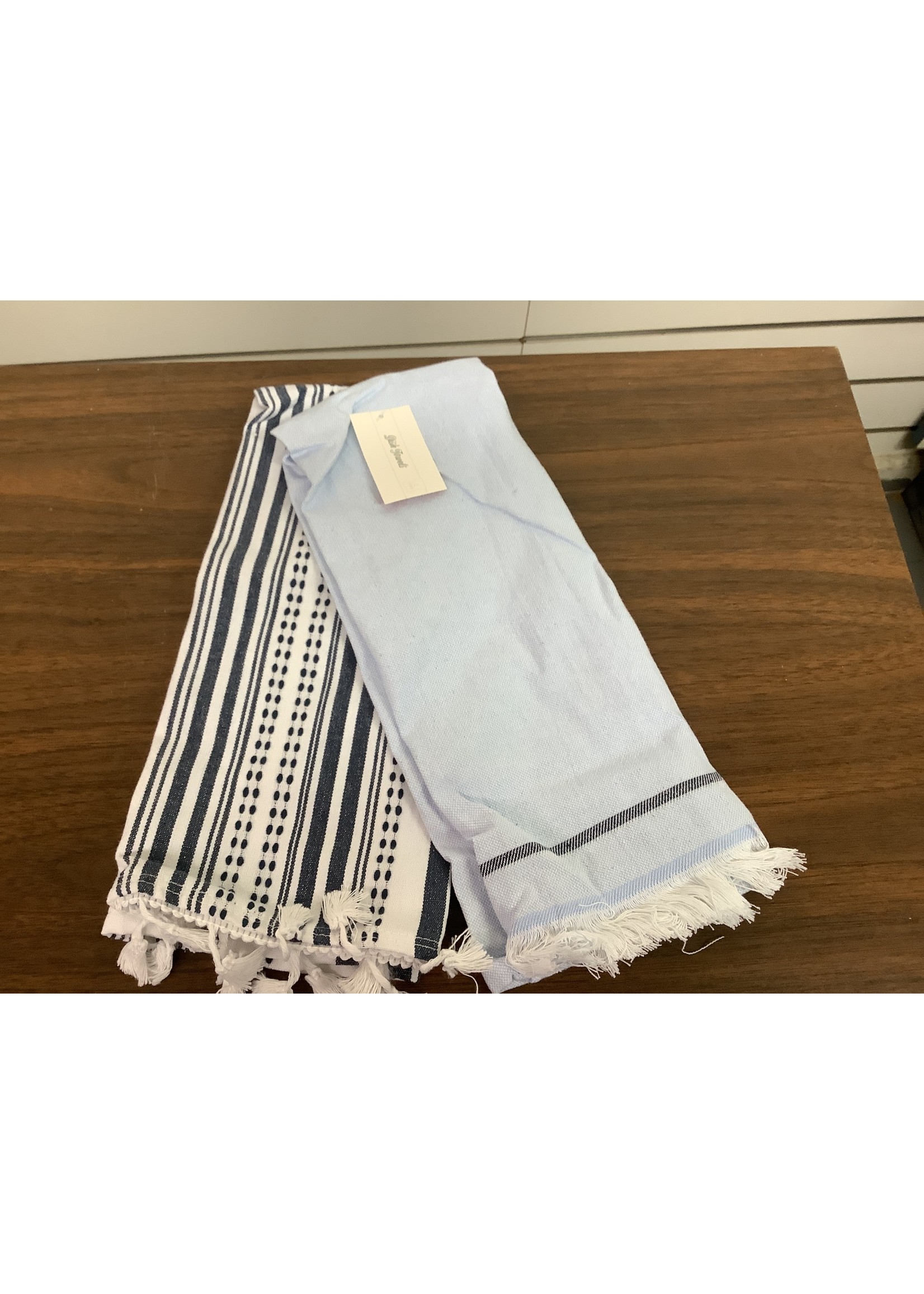 Set of 2 Dish Towels Blue