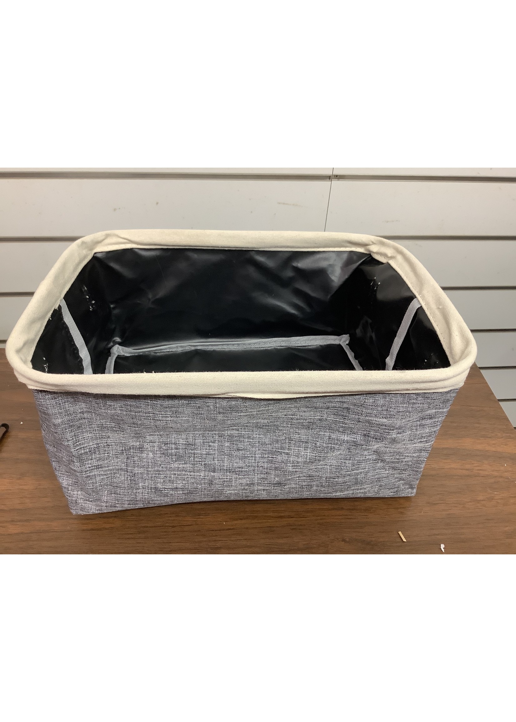 Collapsable Storage Basket 13x6x9 1/2 Denim