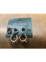 *missing 1set* Trio Hoop Earring Set 3pc - Wild Fable  Gold