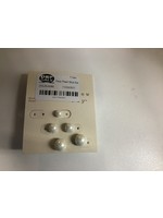 *missing 1earring* Faux Pearl Stud Earring Set 3ct - A New Day Silver