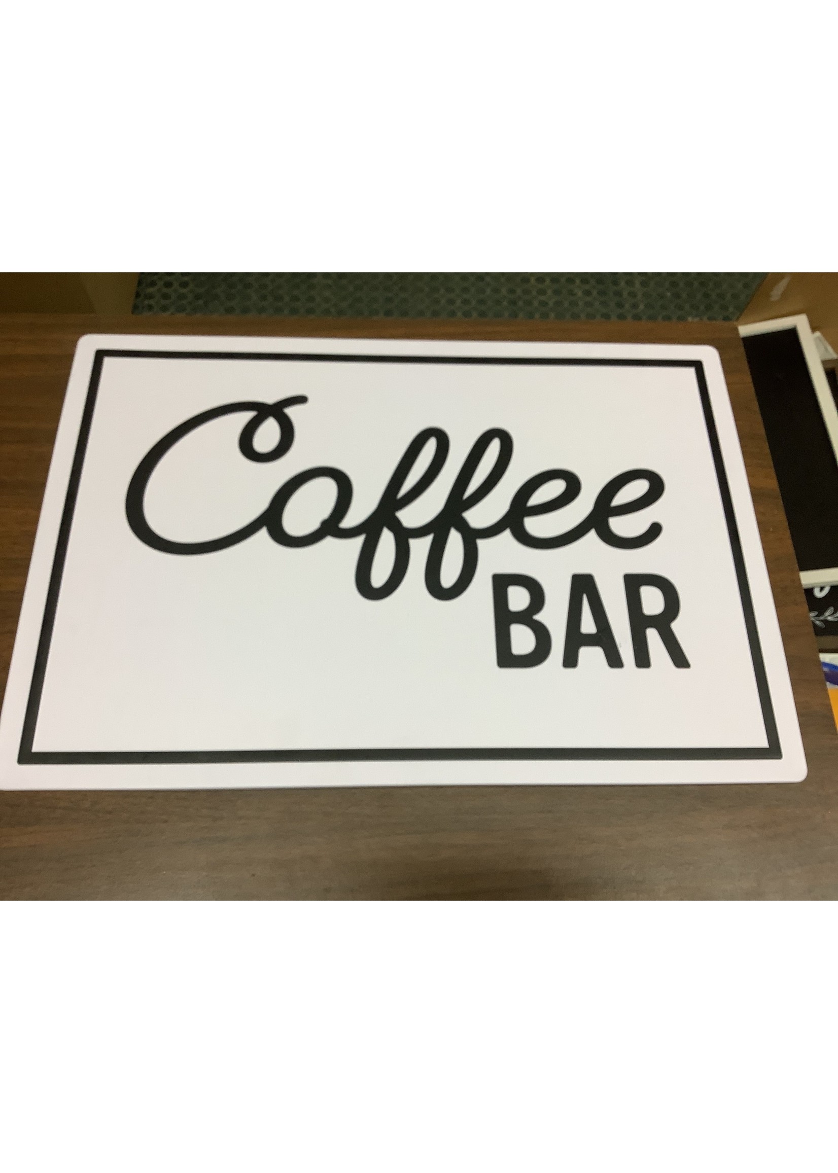 20x14 Coffee Bar Metal Sign