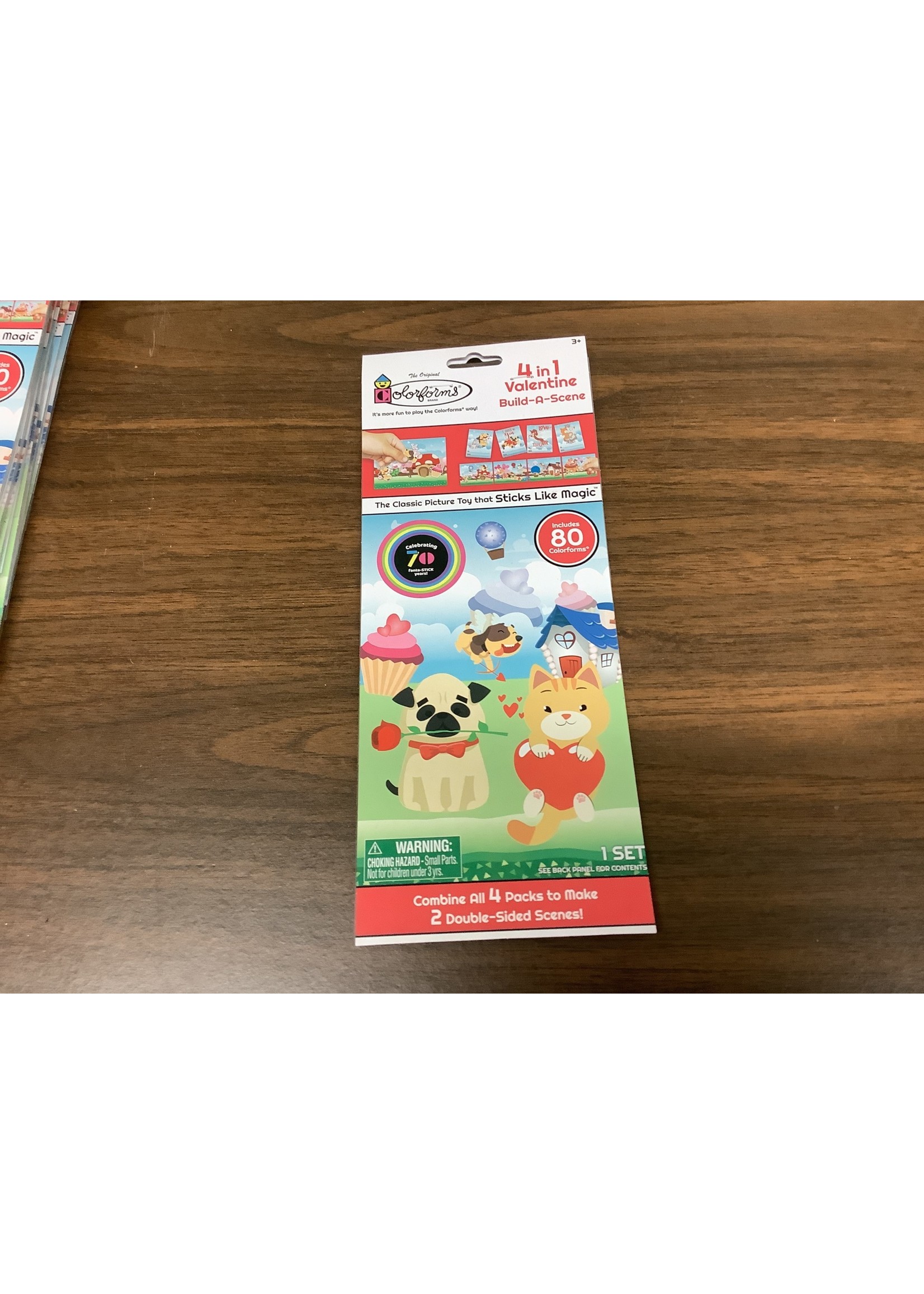 Colorforms 4-in-1 Valentine Build A Scene