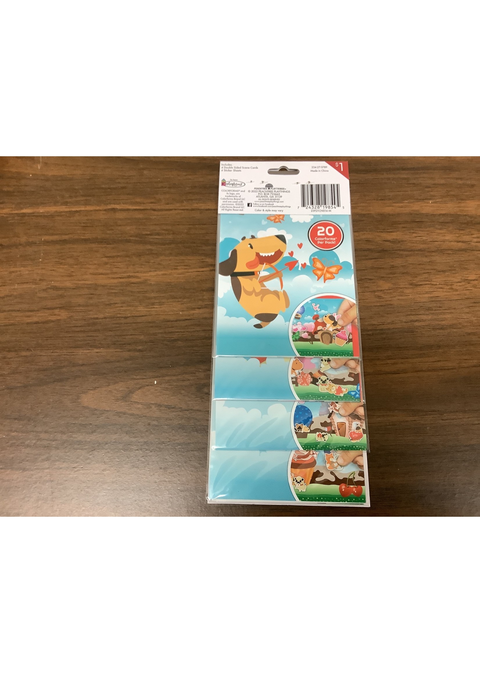 Colorforms 4-in-1 Valentine Build A Scene